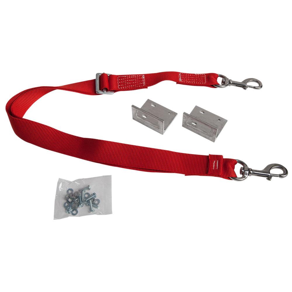 Werner Adjustable Pole Lash with Angle Brackets - Ascmtools