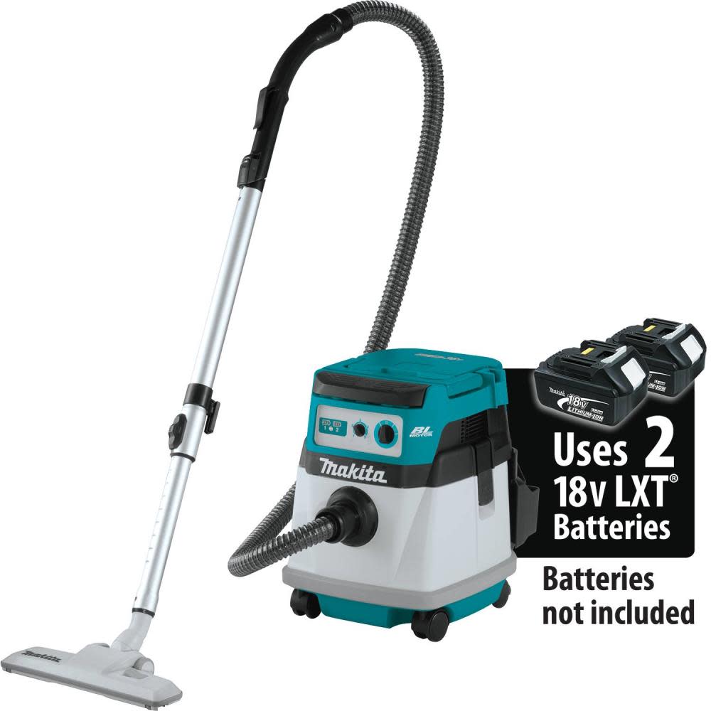 Makita Wet/Dry Dust Extractor/Vacuum 18V X2 36V LXT 4 Gallon Bare Tool - Ascmtools