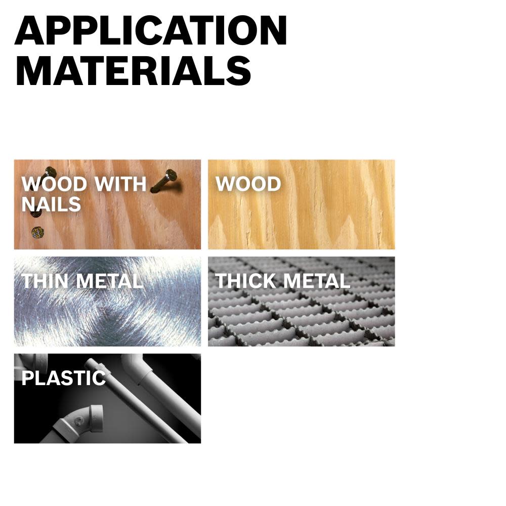 Bosch 5 pc. 6 In. 8/10 TPI Edge Reciprocating Saw Blades for Thick Metal - Ascmtools