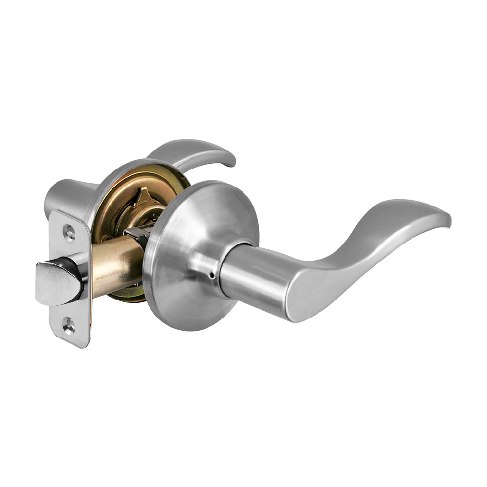 Master Lock Satin Nickel Finished Hall and Closet Passage Door Lever - Ascmtools