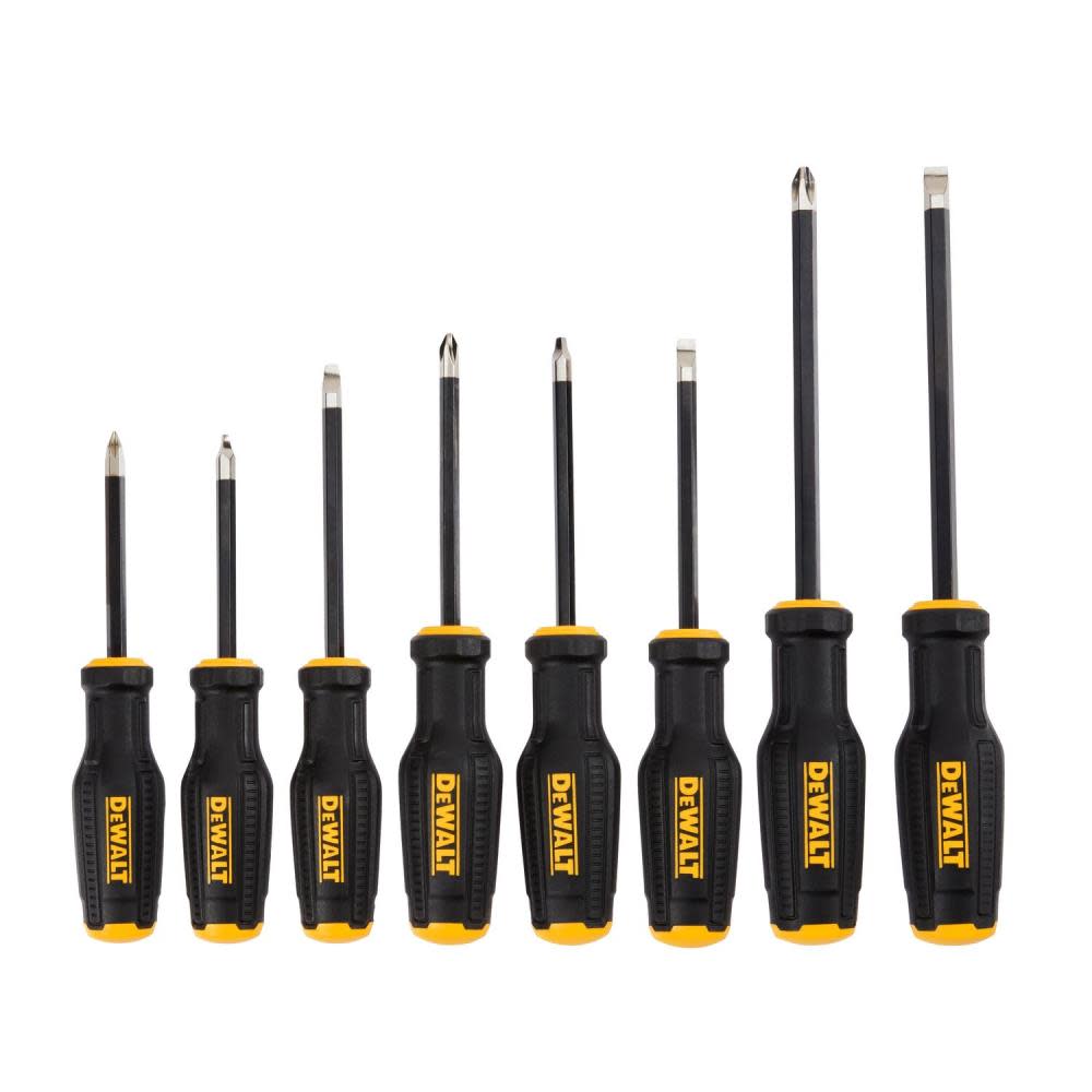 DEWALT TOUGHSERIES Screwdriver Set 8pc - Ascmtools