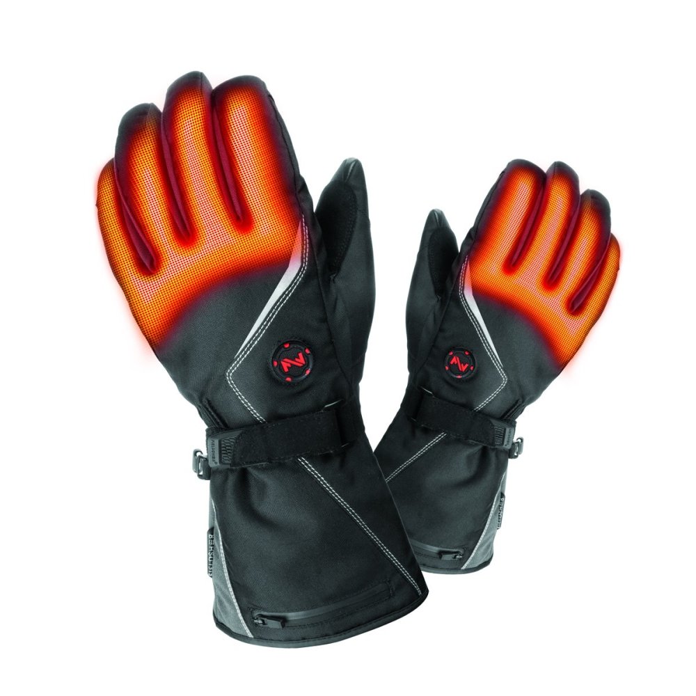 Mobile Warming Heated Gloves 5V Black Medium - Ascmtools