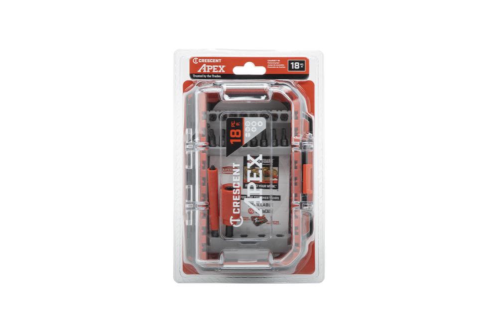 Crescent APEX u-GUARD Bit Set 18pc - Ascmtools