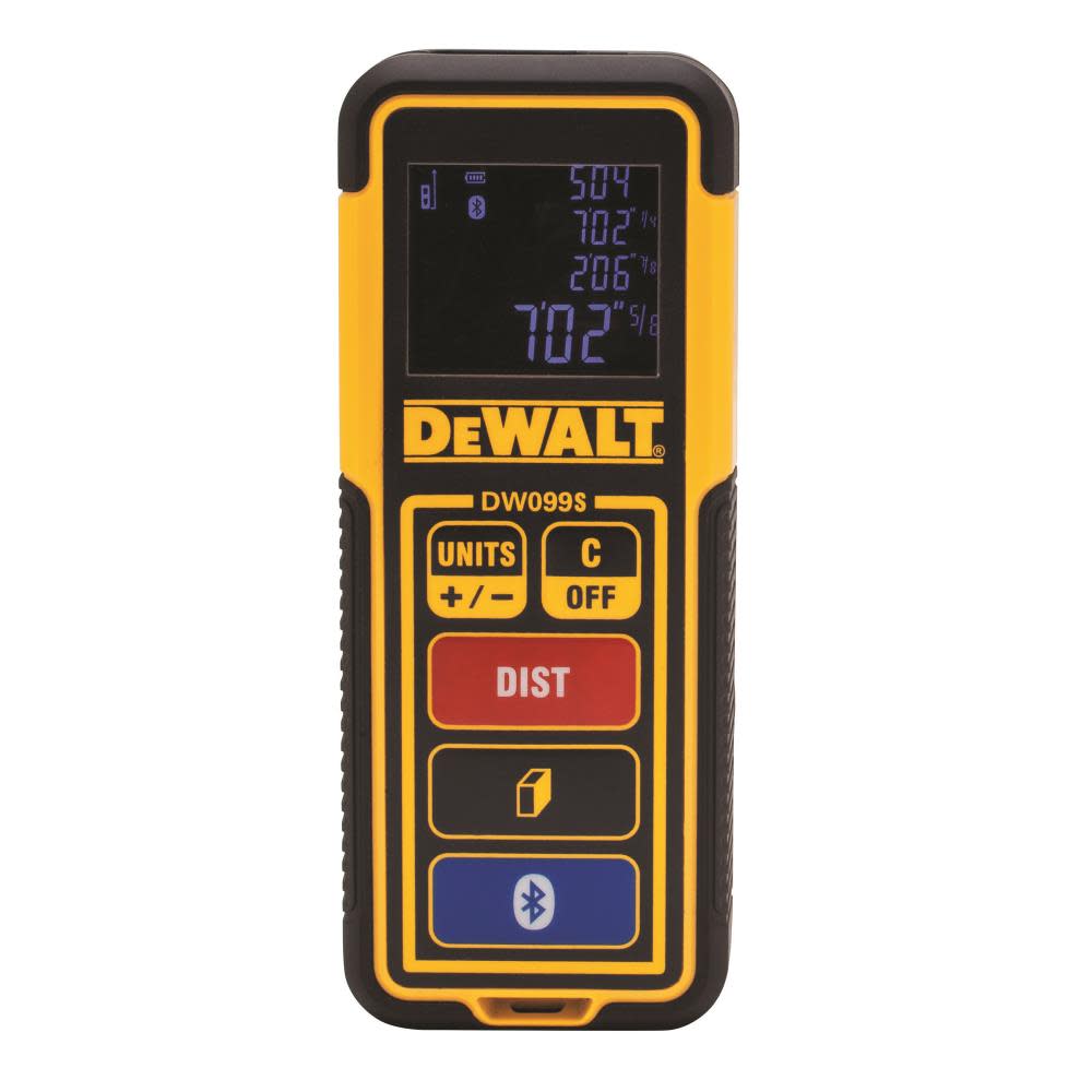 DEWALT 100 ft Bluetooth-Enabled Laser Distance Measurer - Ascmtools