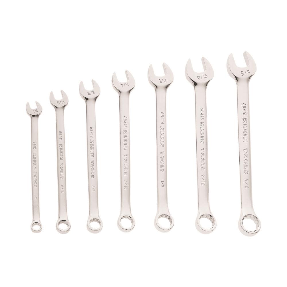 Klein Tools 7 Piece Combination Wrench Set - Ascmtools