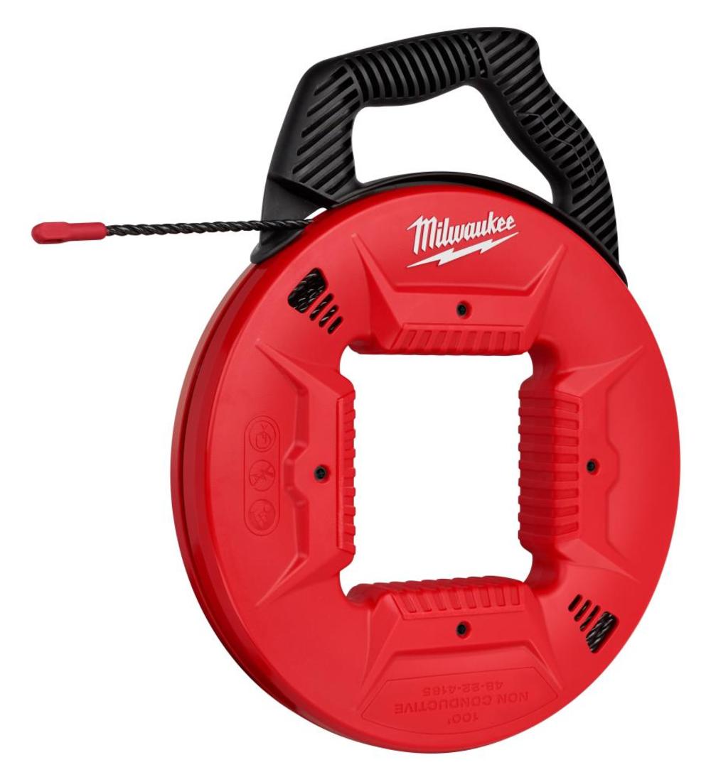 Milwaukee 100 Ft. Polyester Fish Tape with Non-Conductive Tip - Ascmtools