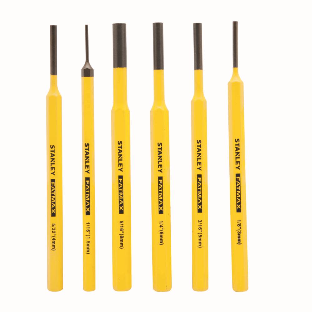 Stanley 6 pc. FatMax Punch Set - Ascmtools