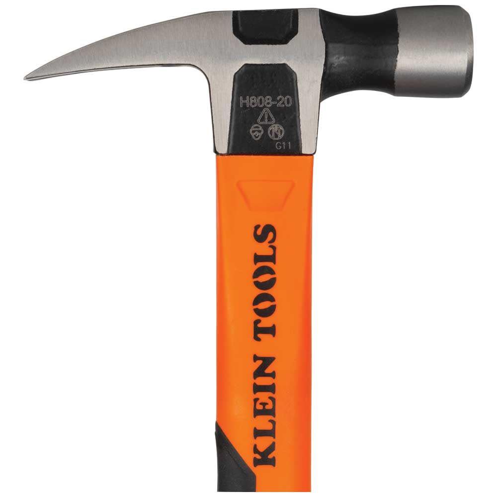 Klein Tools Hammer Straight Claw 20oz 13″ - Ascmtools