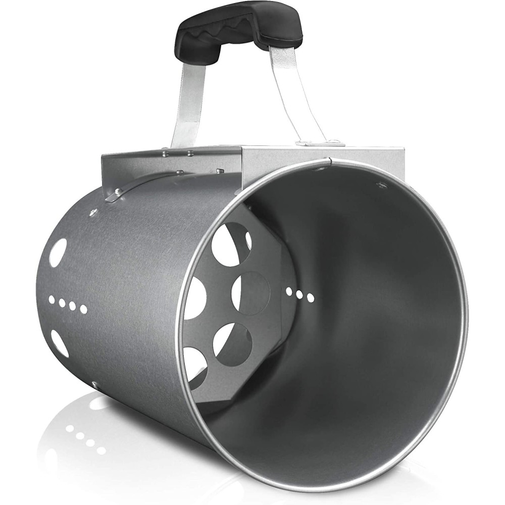 Napoleon Aluminized Steel Charcoal Setter for All Charcoal Grill - Ascmtools