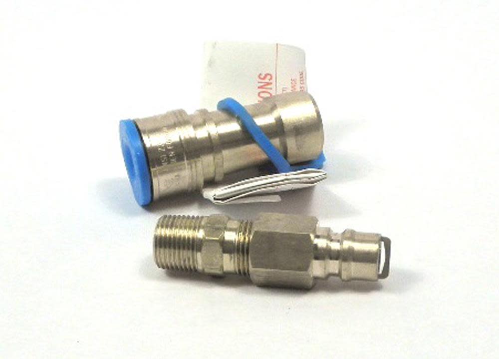Mr Heater 3/8in Quick Connector and Full Flow Male Plug - Ascmtools