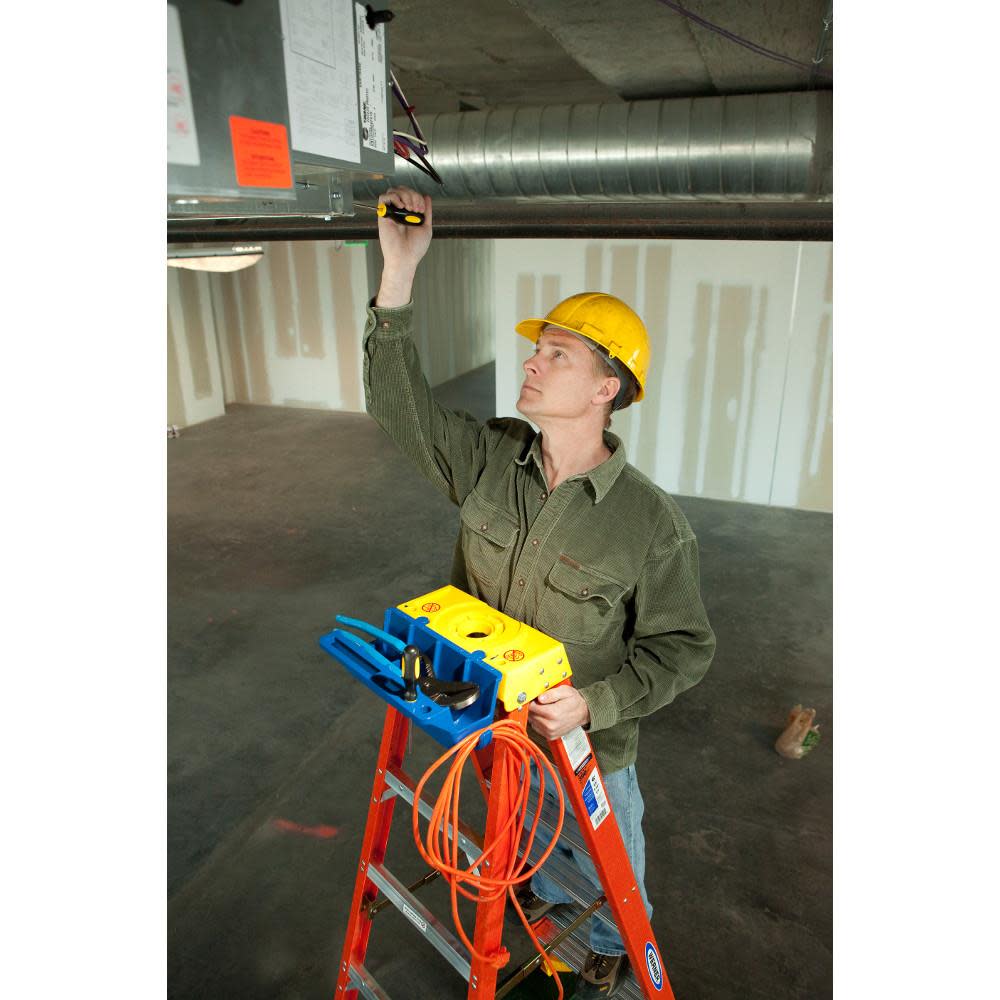 Werner 12ft Type IA Fiberglass Step Ladder 6212 - Ascmtools