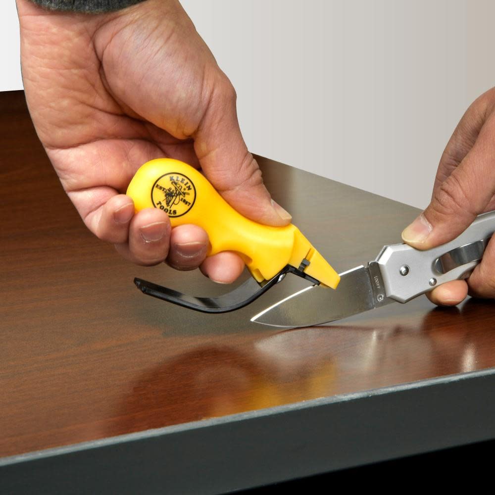 Klein Tools Combo Knife and Scissors Sharpener - Ascmtools