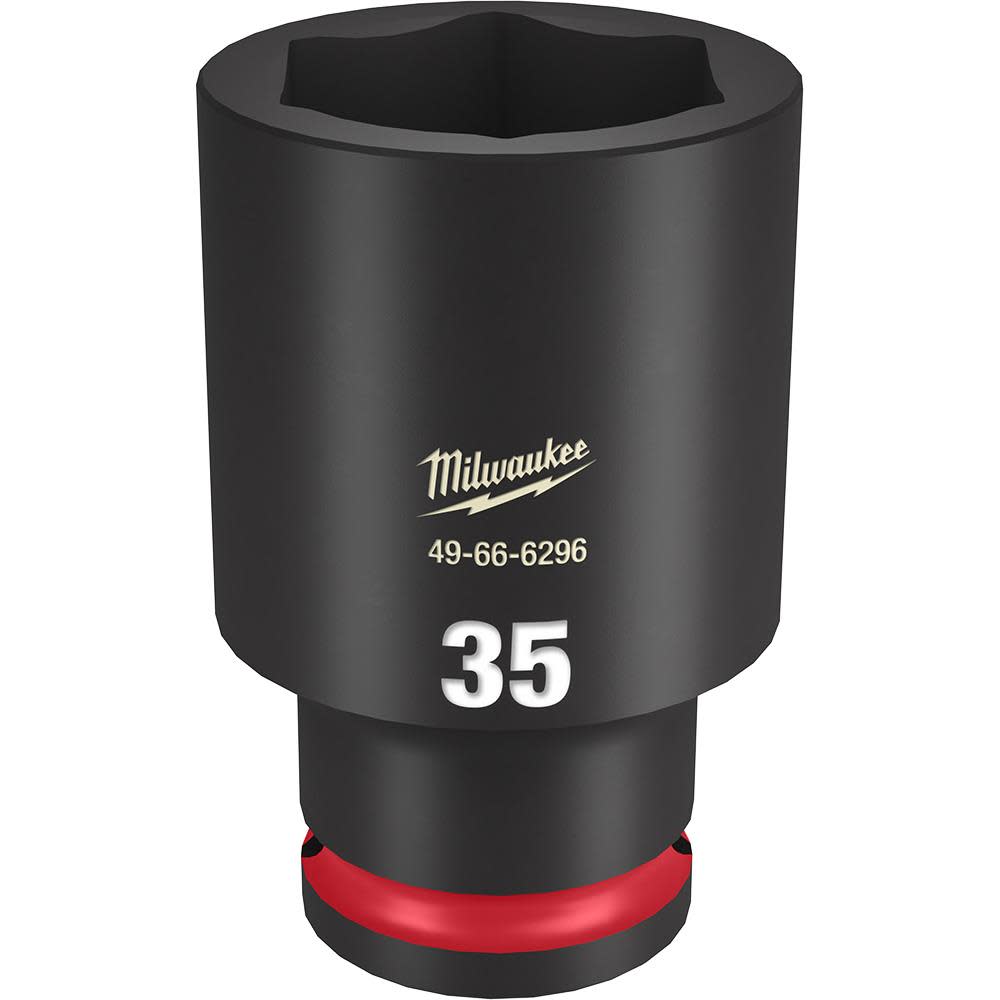 Milwaukee SHOCKWAVE Impact Duty Socket 1/2″ Drive 35MM Deep 6 Point - Ascmtools