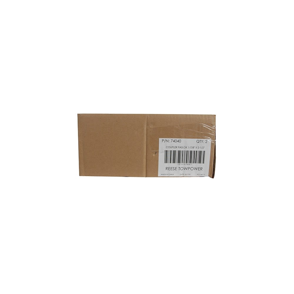 Reese 1 7/8″ 2000 lbs Zinc Steel Trailer Straight Coupler - Ascmtools