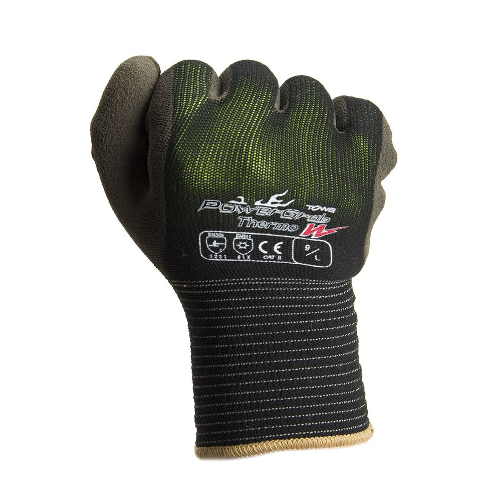 Protective Industrial Products PowerGrab Thermo W 13G Poly Shell 10G Acrylic Liner Latex MS Grip XL - Ascmtools
