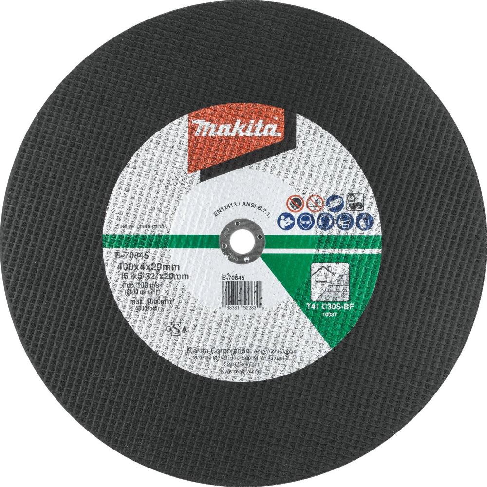 Makita Abrasive Cut Off Wheel Masonry 16″ x 20mm x 5/32″ - Ascmtools