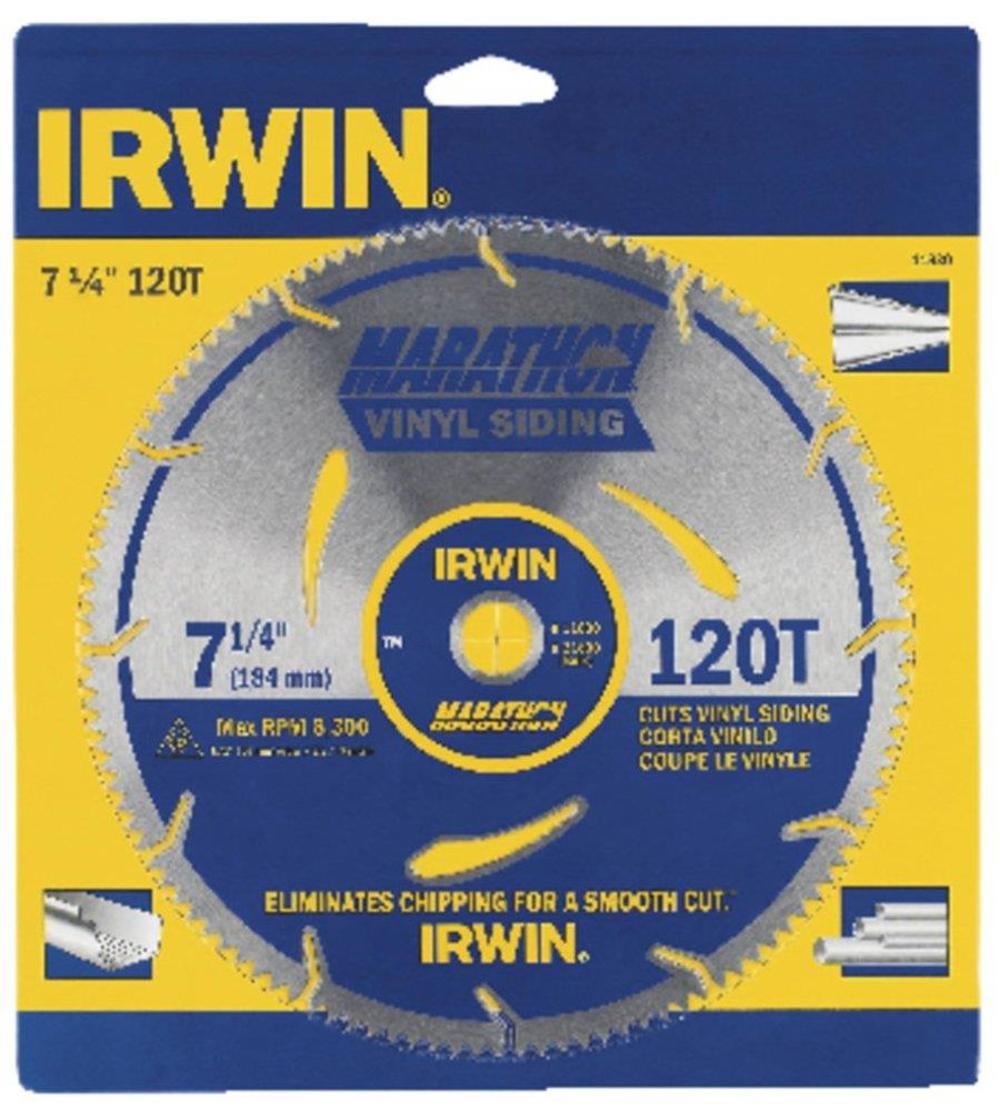 Irwin Saw Blade 7-1/4 In. 120T Vinyl Cutting Card - Ascmtools