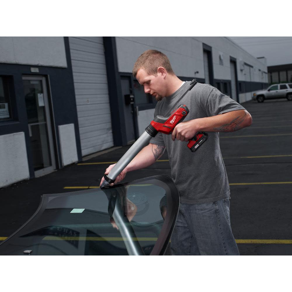 Milwaukee M18 Cordless 20 oz Sausage Style Caulk and Adhesive Gun Kit - Ascmtools