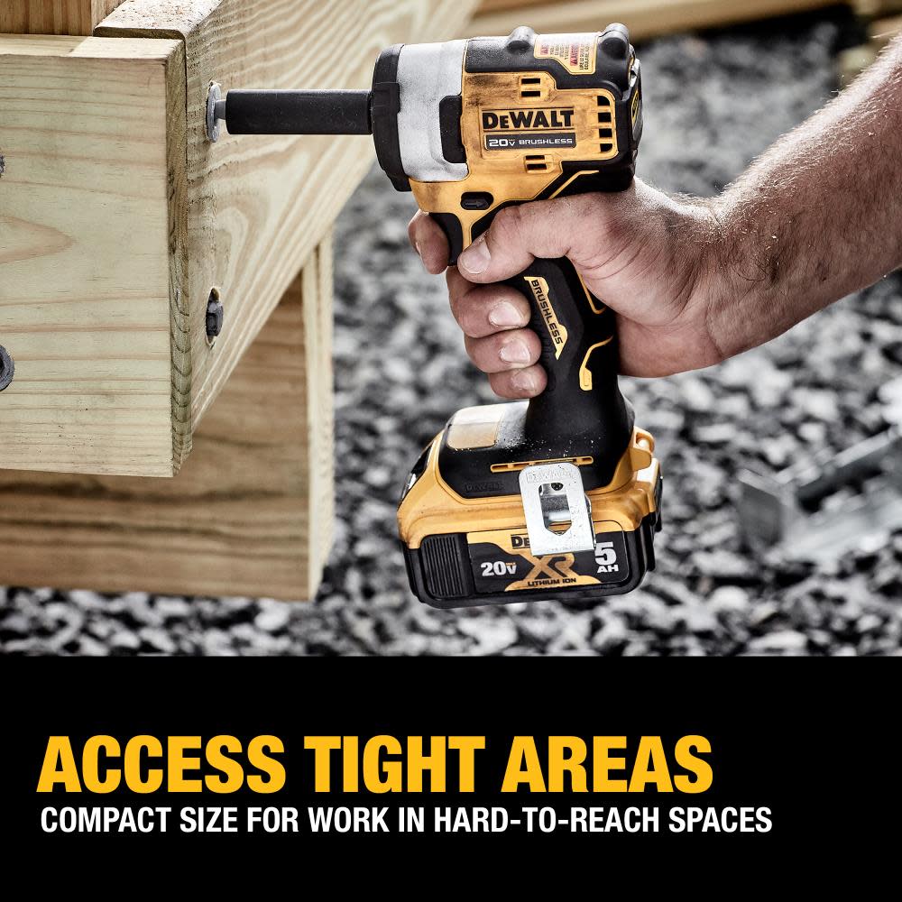 DEWALT 20V MAX Impact Wrench 3/8″ Cordless Hog Ring Anvil Kit - Ascmtools