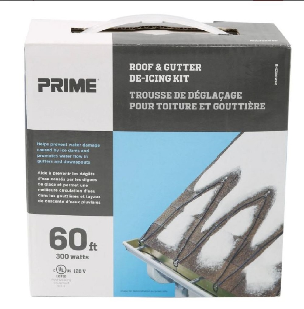 Prime 60′ Roof & Gutter De-icing Kit - Ascmtools