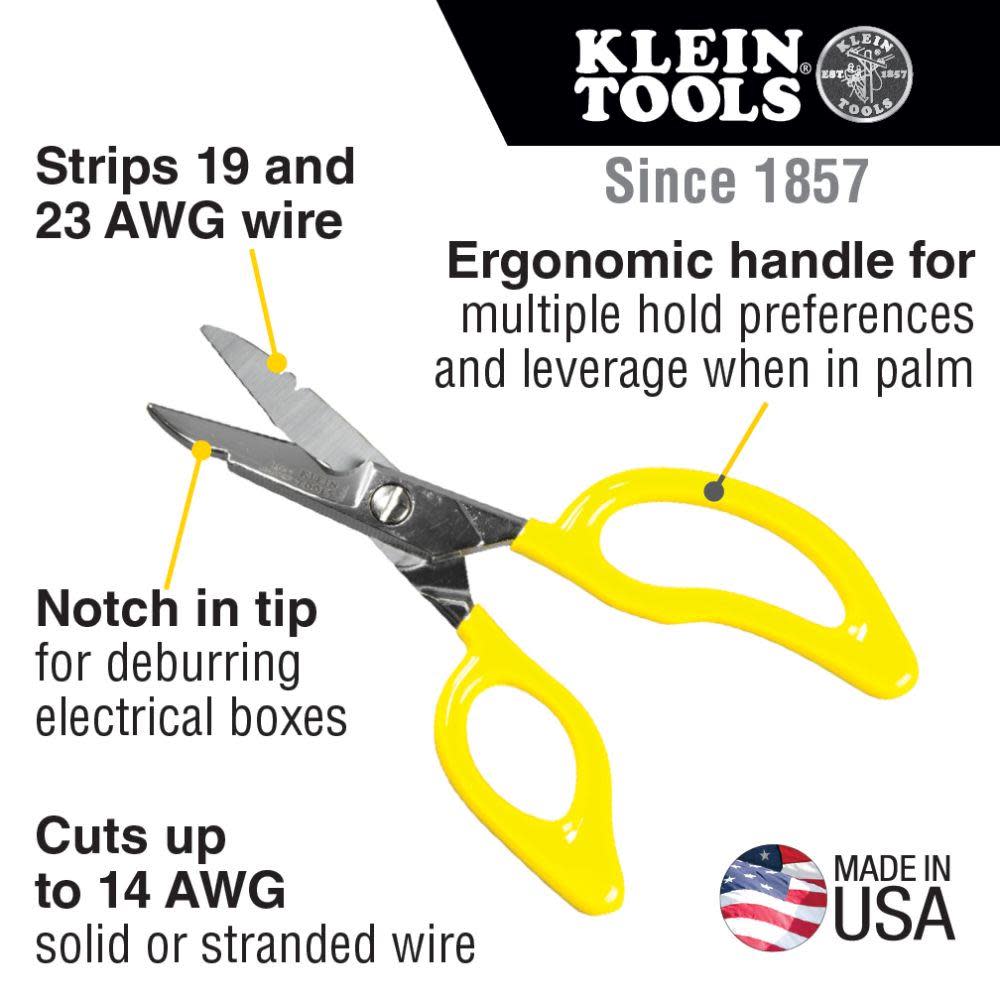 Klein Tools All-Purpose Electrician’s Scissors - Ascmtools