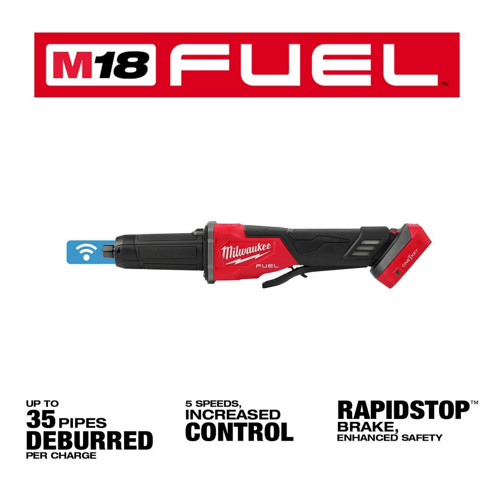 Milwaukee M18 FUEL Braking Die Grinder Paddle Switch Bare Tool - Ascmtools