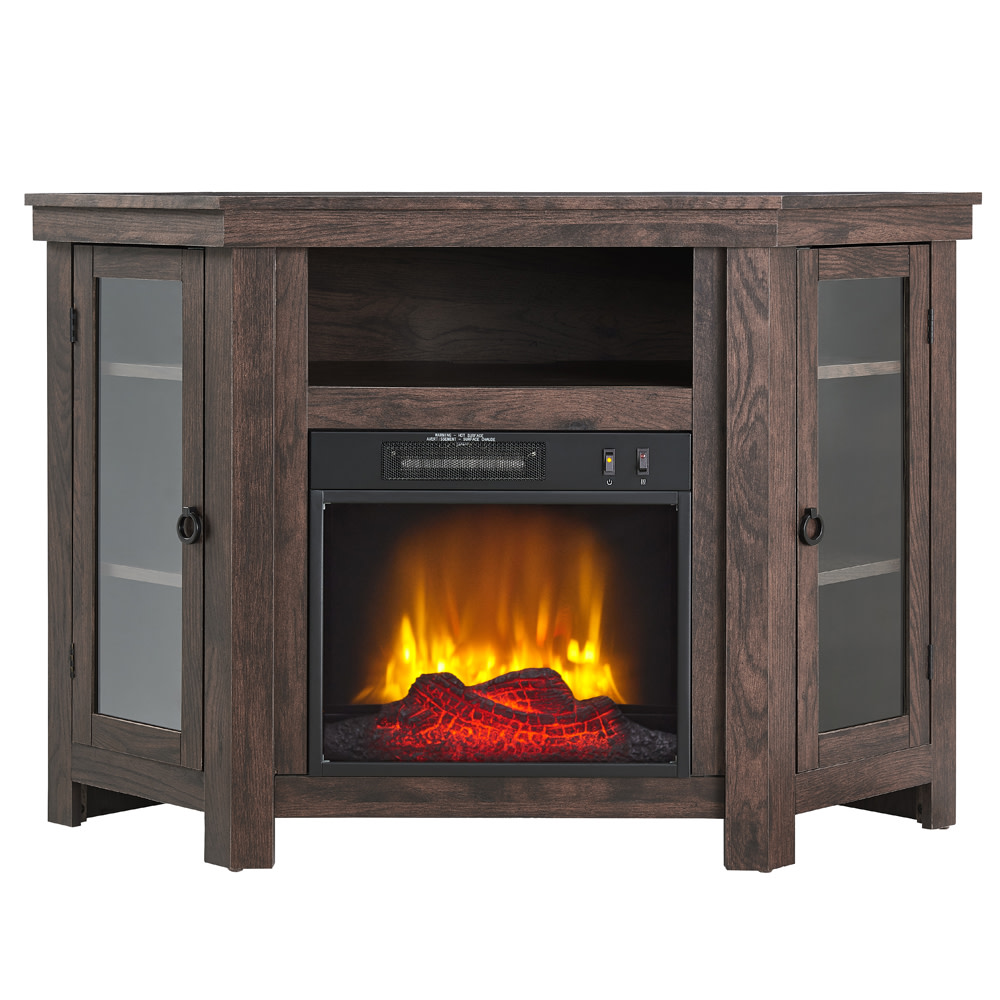 Hearthpro Corner Media Electric Fireplace - Ascmtools