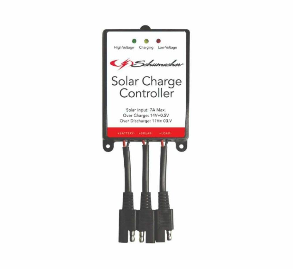 Schumacher Electric Solar Charger Maintainer 15W with SPC7-7A Charge Controller - Ascmtools