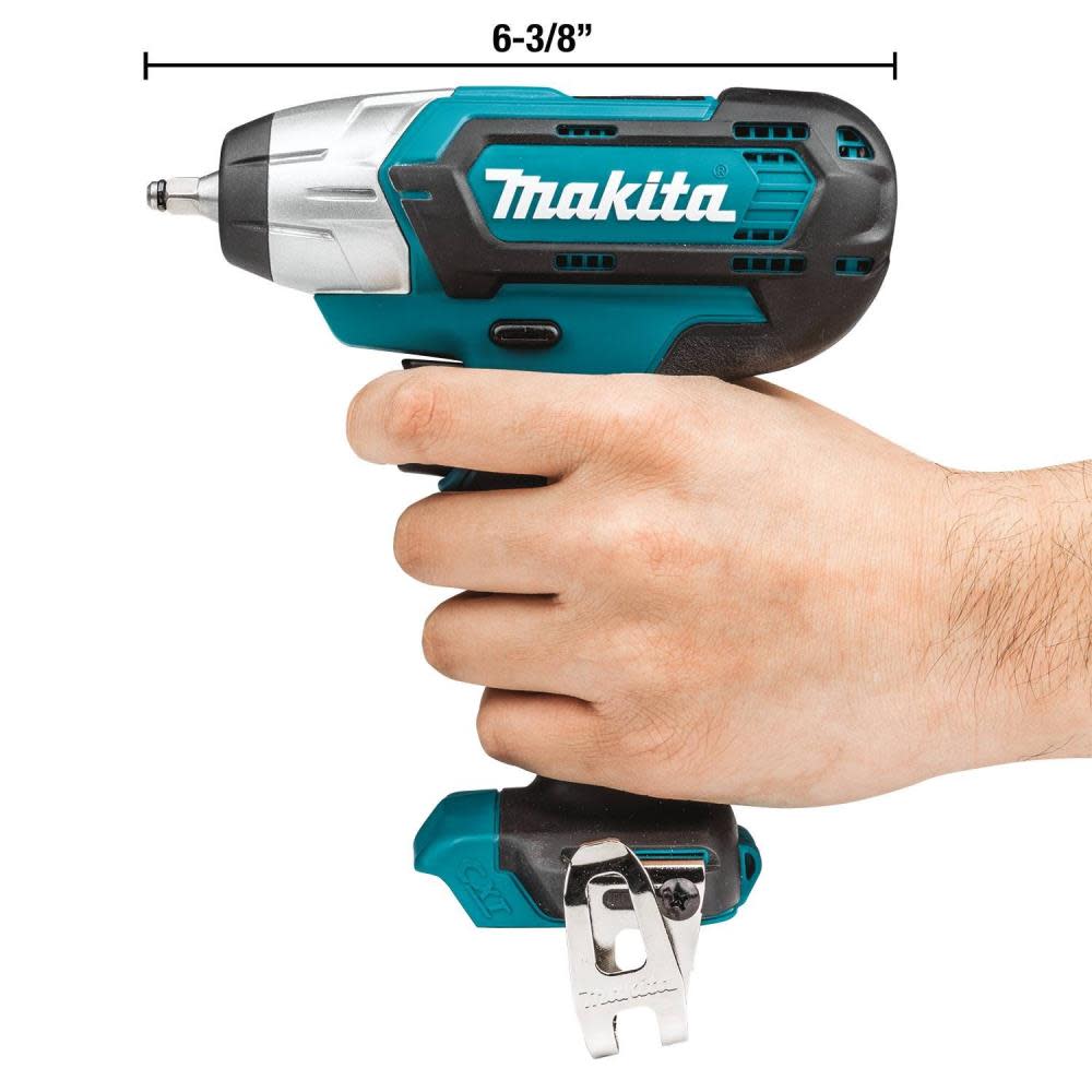 Makita 12V Max CXT Lithium-Ion Cordless 1/4 In. Impact Wrench Tool Only - Ascmtools