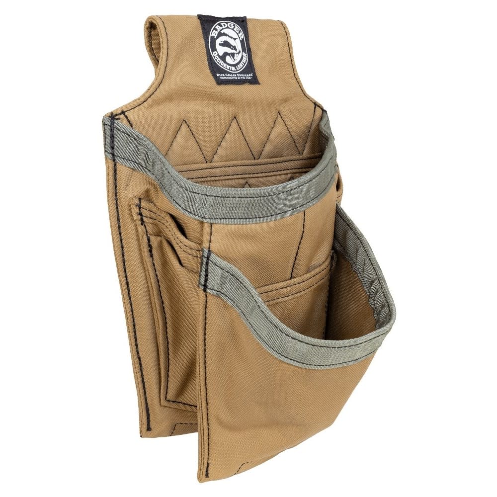 Occidental Leather Badger Trimmer Fastener Bag Sawdust Sage - Ascmtools