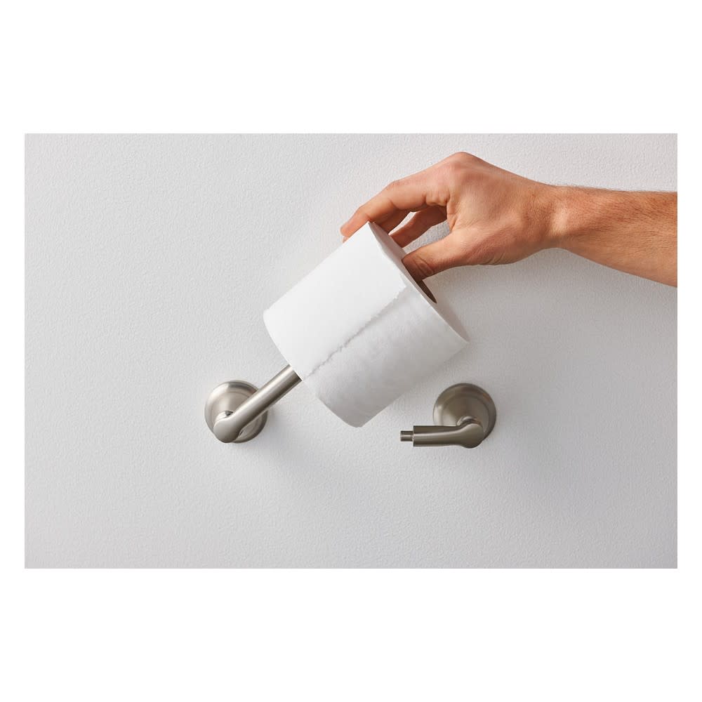 Moen Hilliard Toilet Paper Holder Brushed Nickel Pivoting - Ascmtools