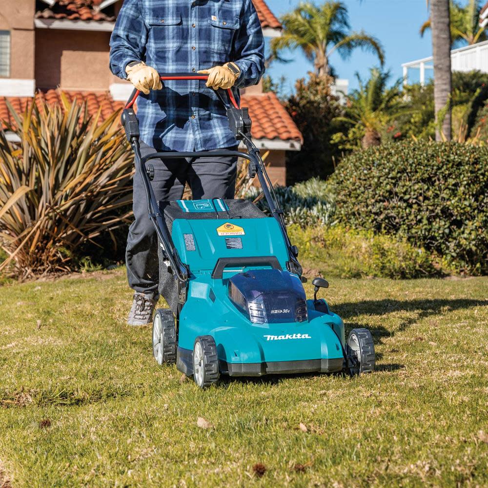 Makita 36V 18V X2 LXT 19″ Lawn Mower Self Propelled 5Ah Kit with 4 Batteries - Ascmtools