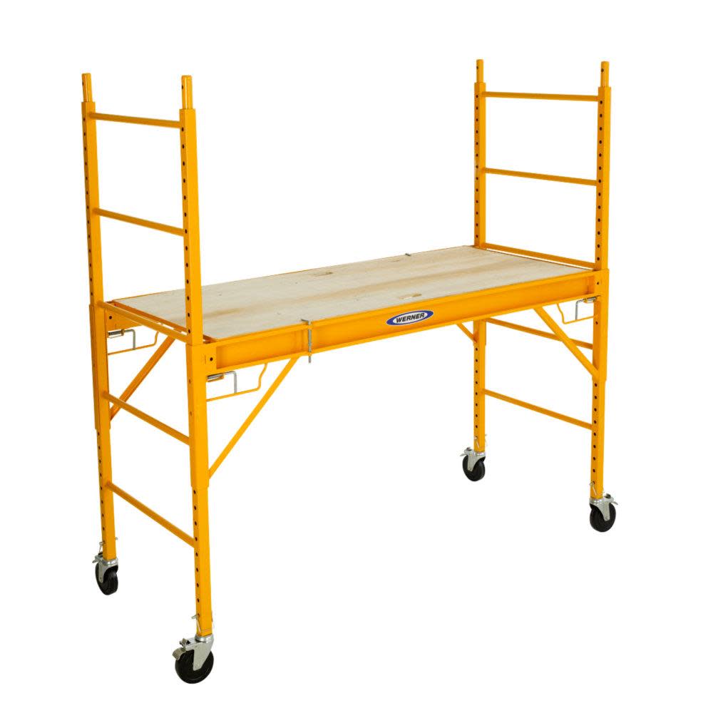 Werner 6 Ft. Steel Rolling Scaffold - Ascmtools
