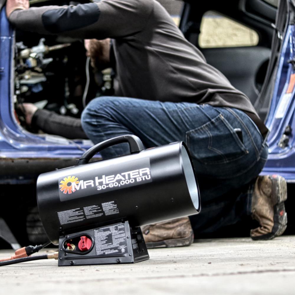 Mr Heater 60000 BTU Quiet Burner Technology Forced Air Propane Heater - Ascmtools