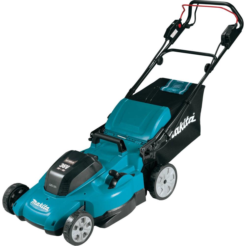 Makita 36V (18V X2) LXT 21″ Lawn Mower Kit with 4 Batteries - Ascmtools