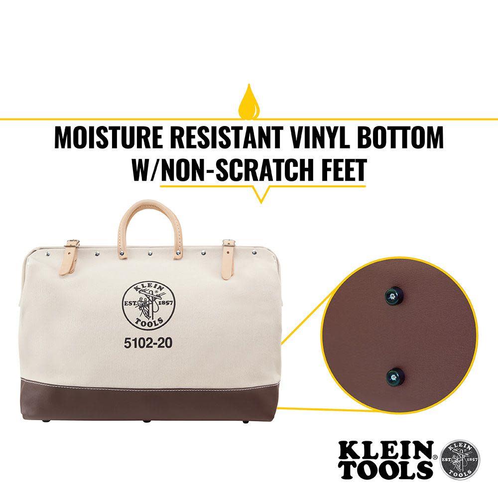 Klein Tools 20″ Canvas Tool Bag - Ascmtools