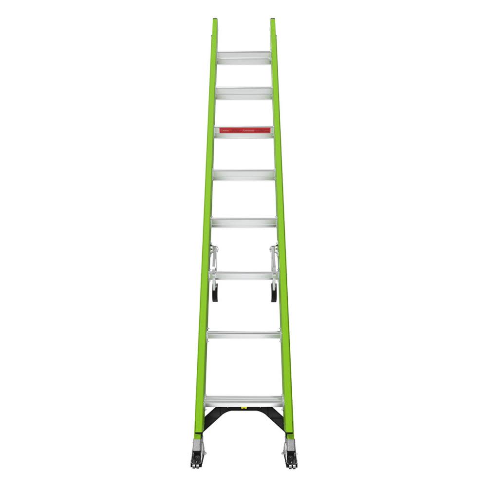 Little Giant Safety HyperLite 16 ft Type IA Fiberglass Extension Ladder - Ascmtools