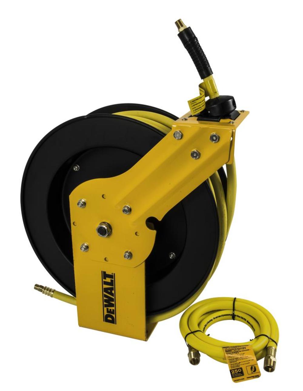 DEWALT 3/8 in. x 50 ft. Single Arm Auto Retracting Air Hose Reel - Ascmtools