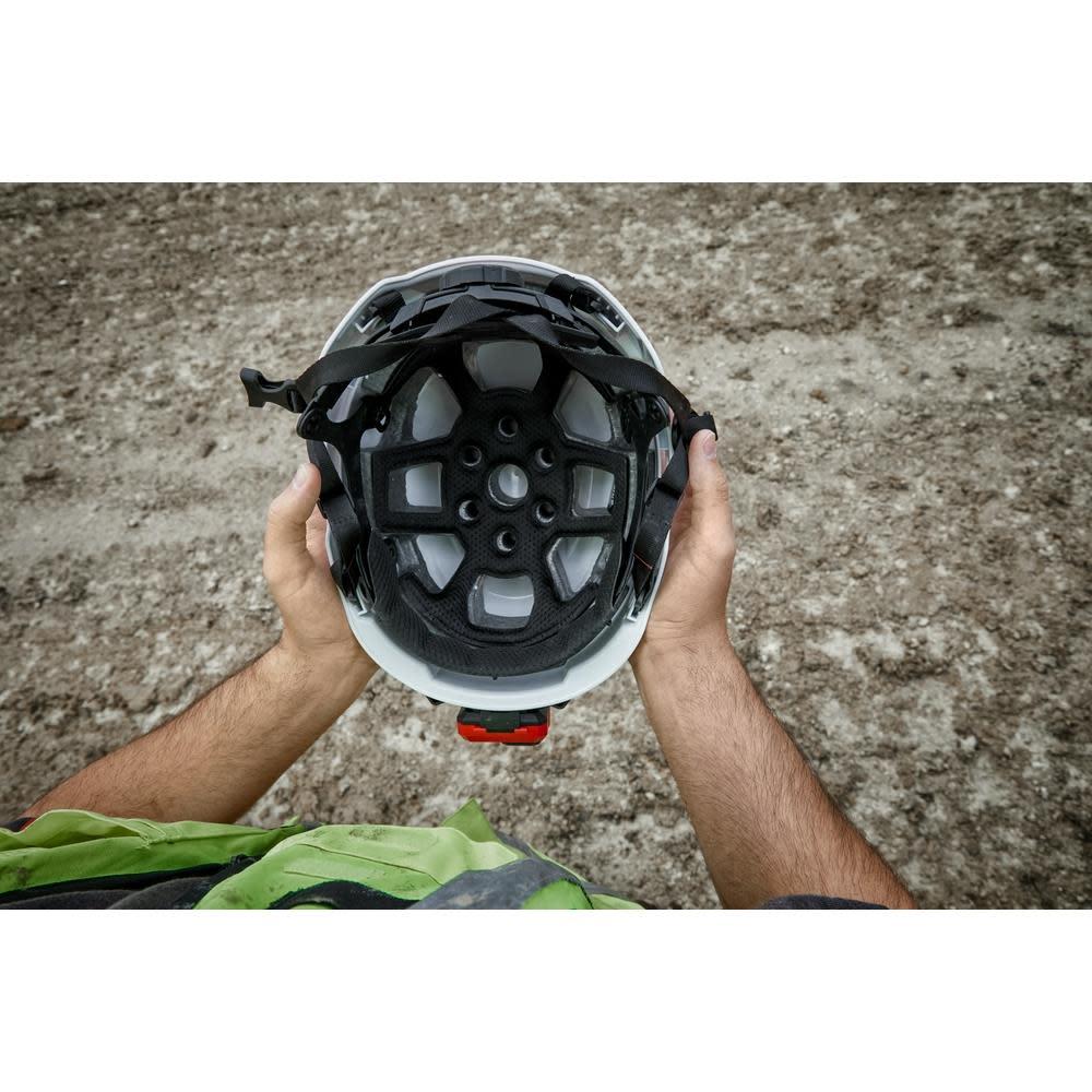 Milwaukee Gray Helmet with BOLT – Type 2 Class E - Ascmtools