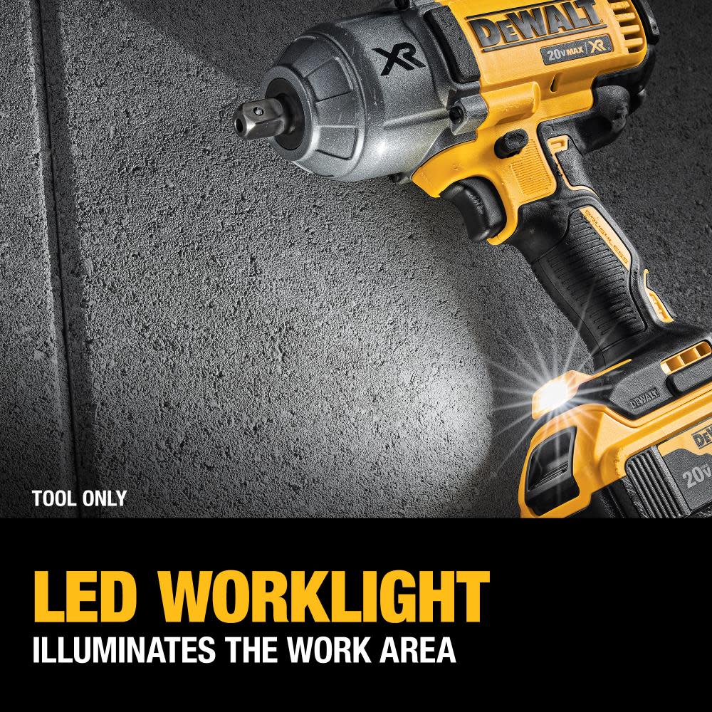 DEWALT 20V MAX XR 1/2″ Impact Wrench with Detent Pin Anvil Bare Tool - Ascmtools