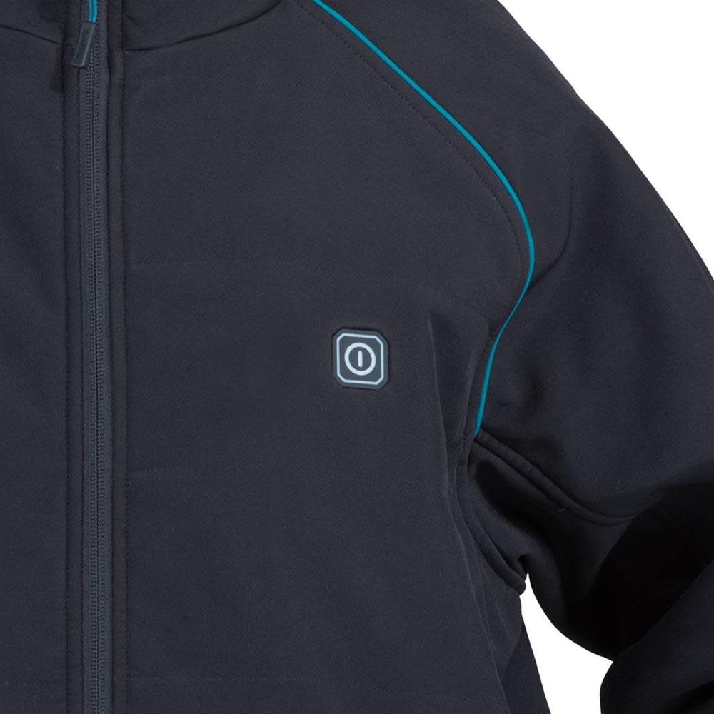 Makita 18V LXT Lithium-Ion Cordless Heated Jacket Jacket Only (Black 3XL) - Ascmtools