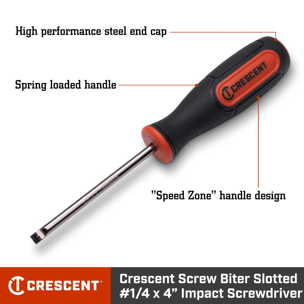 Crescent Extraction Screwdriver 1/4″ x 4″ - Ascmtools