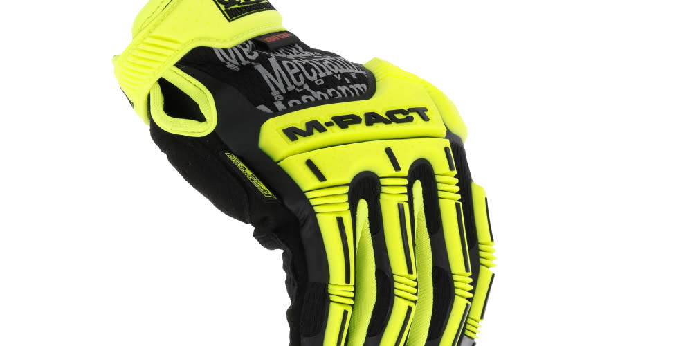 Mechanix Wear Hi-Viz M-Pact D5 Gloves Medium - Ascmtools