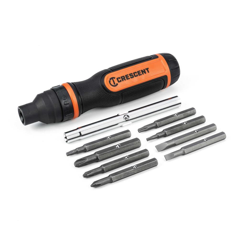 Crescent Ratcheting Multi Bit Driver 11 in 1 - Ascmtools