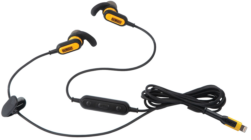 DEWALT Jobsite Earphones for Lightning - Ascmtools