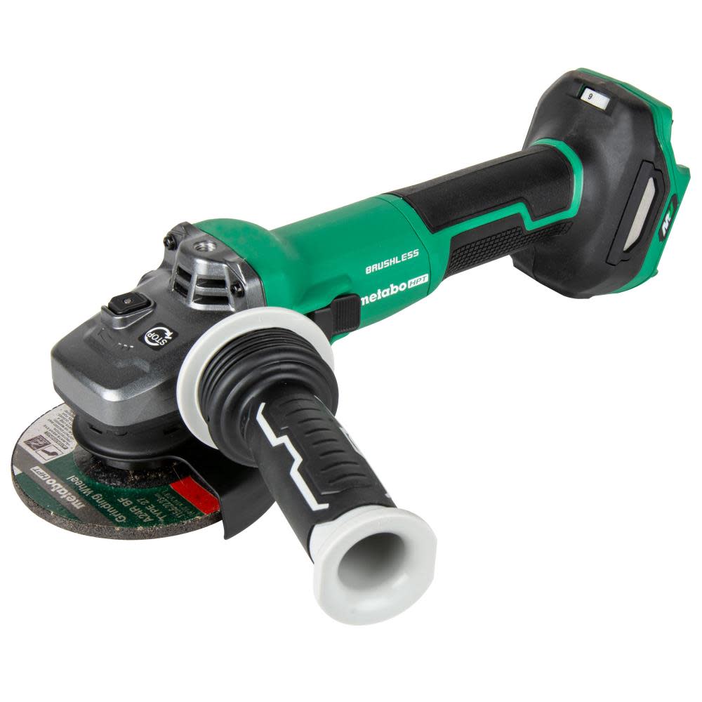 Metabo HPT 36V MultiVolt 4-1/2″ Disc Angle Grinder, Slide Switch (Tool Body Only) - Ascmtools