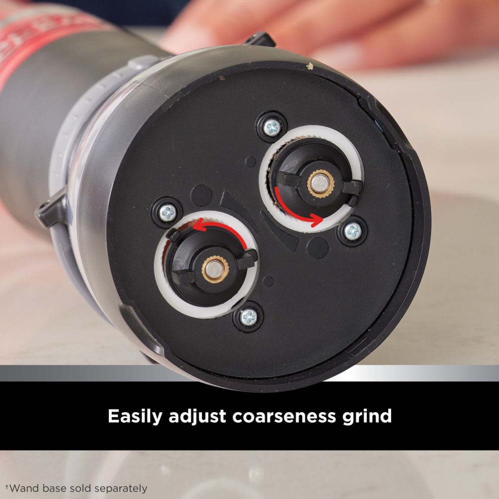 Black and Decker kitchen wand 2 in 1 Salt & Pepper Grinder Attachment - Ascmtools