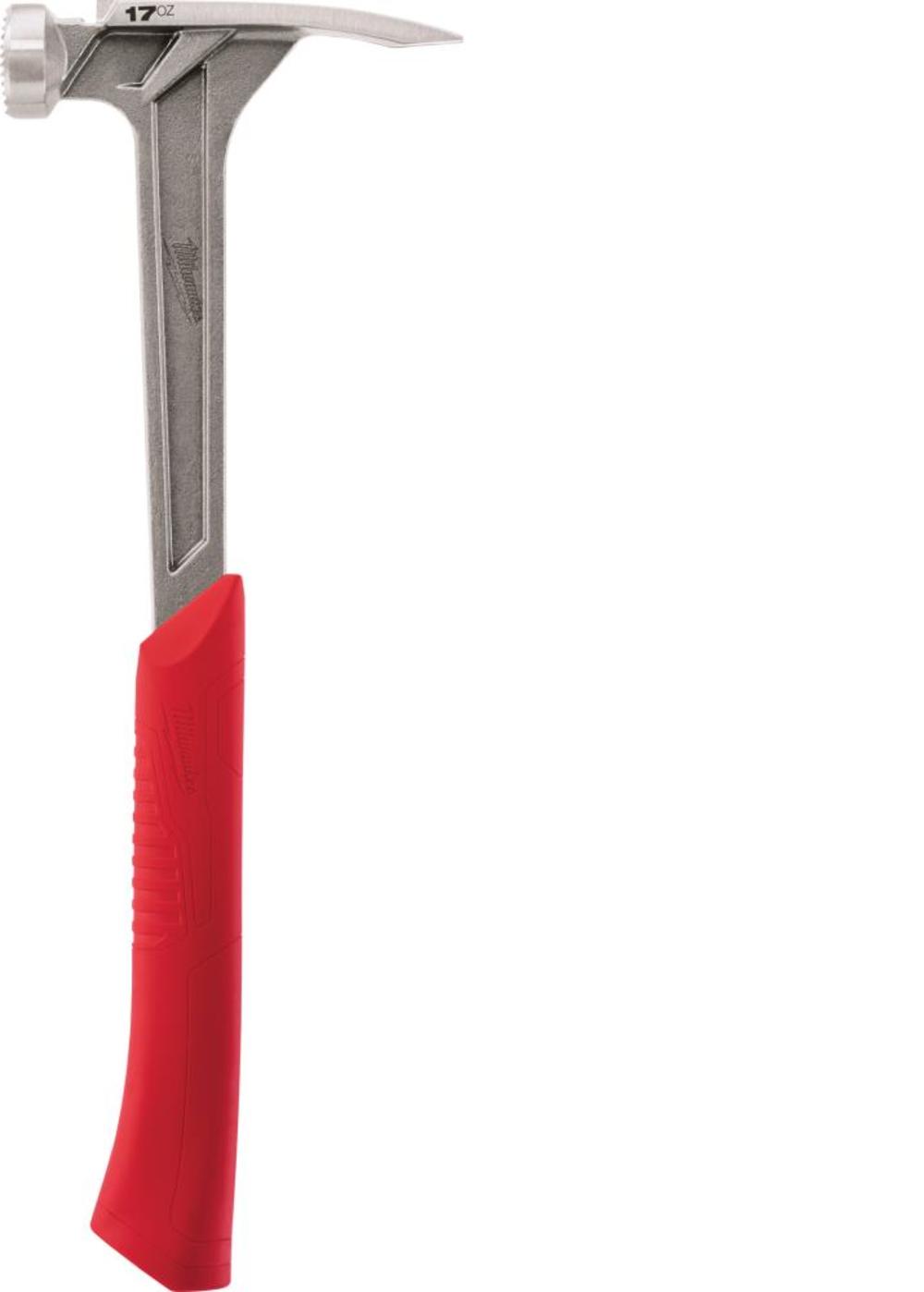 Milwaukee 17 oz Milled Face Framing Hammer - Ascmtools