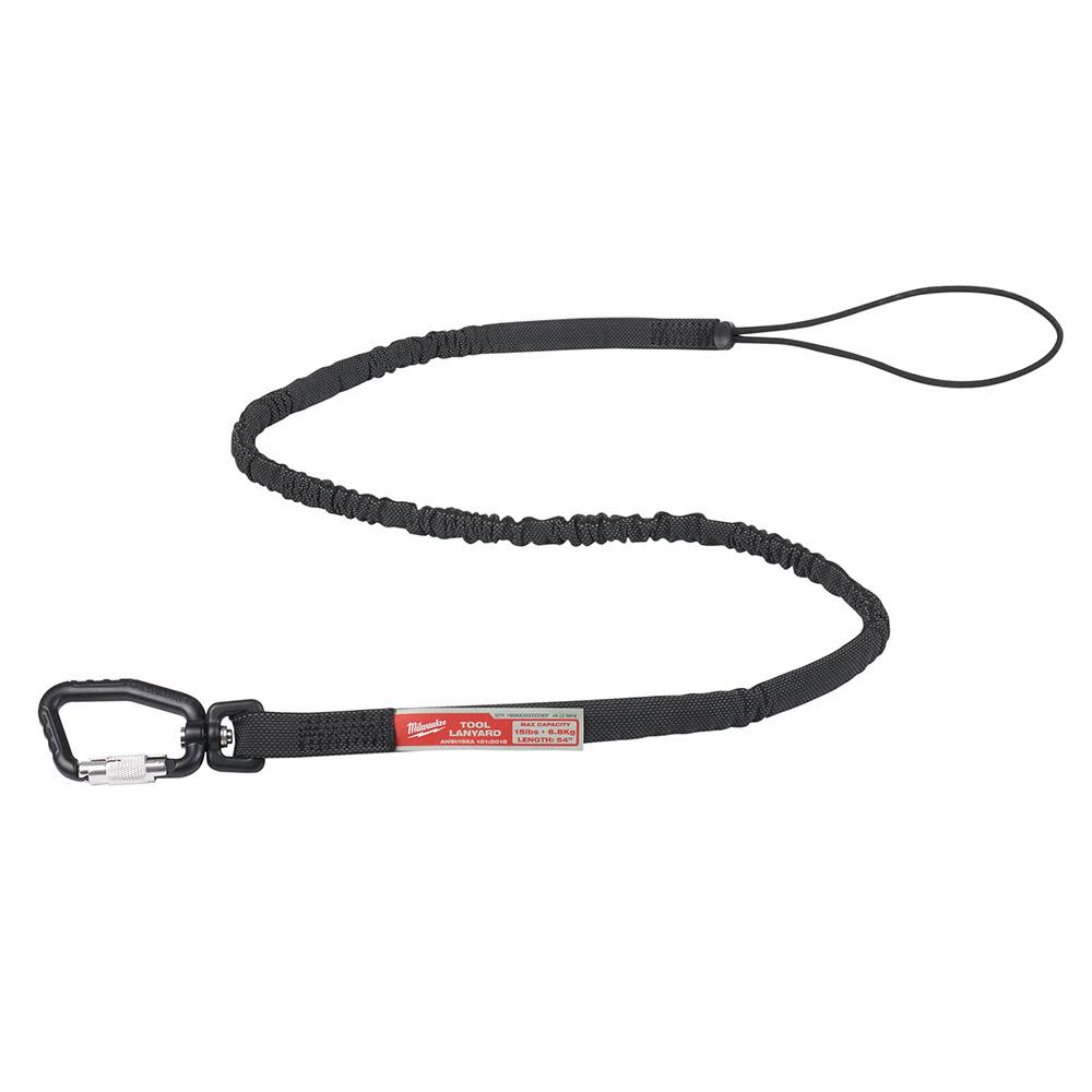Milwaukee 15 Lbs. 54 in. Extended Reach Locking Tool Lanyard - Ascmtools