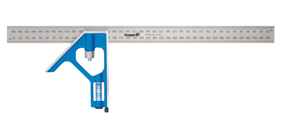 Empire Level 400 mm True Blue Combination Square - Ascmtools